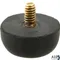 Foot,Rubber (10-24 Thd) for Oliver Packaging & Equipment Part# OBS5902-0035