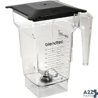 Container (64 Oz, W/ Hard Top) for Blendtec Part# BLD100359