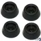 Foot/Spacer (Pk 4) for Caddy Corp. Of America Part# CPD020