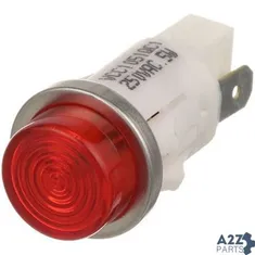 Signal Light1/2" Red 250V for Ge-hobart Part# XND25X5