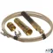 Thermopile, 36", W/ Pg9Adaptor, 2 Lead for Mke (Modern Kitchen Equipment) Part# 18-3973