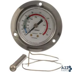 Thermometer2", 100-280F, 3" Flange for Crescor Part# 5240002