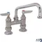 Faucet,4"Deck, 8"Spt,Leadfree for T&s Part# -0227