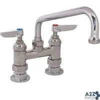Faucet,4"Deck, 8"Spt,Leadfree for T&s Part# 0227