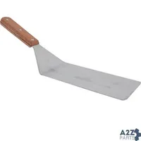 Turner (8"X 4"Blade, S/S(Wooden Handle) for American Metalcraft Part# 19008