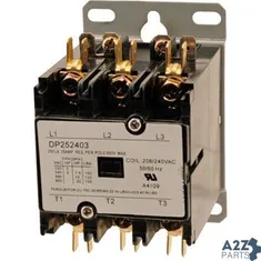Contactor(3 Pole,25 Amp,240V) for Hatco Part# 2.01.012