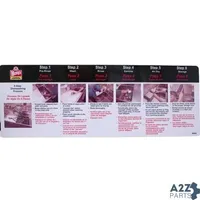 Decal 6-Step For Wendy" S for Power Soak Systems Part# PWSK29594