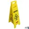 Wet Floor Sign Sandwich for Rubbermaid Part# RBMDFG611477YEL
