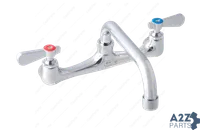BWP009 Faucet, 8" center wall mount