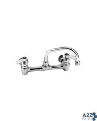 Faucet, 8"Wall(Leadfree, Ss, 6"Sp for Fisher Manufacturing