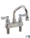 Faucet, 4"Dk(Leadfree, Ss.6"Sp) for Fisher Manufacturing