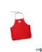 Apron (25"L, Poly-Cotton, Red) for Tucker