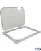 Lid(Ez Access, Half, Clear, Notch for Carlisle Foodservice Products
