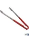 Tongs, Scallop (16", Red Hdl) for Vollrath