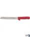 Knife, Bread (8", Scalloped, Red) for Dexter Russell Inc