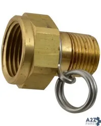 Fitting (Rigid, 1/2"Npt M Xght) for Strahman Valves Incorporated