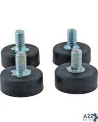 Foot, Threaded(1/4"X20Thd) (4) for Prince Castle - Part # PC197-232