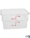 Container Clear  2Qt for Cambro - Part# 2SFSCW