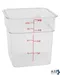 Container Clear  4Qt for Cambro - Part# 4SFSCW
