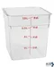 Container Clear  8Qt for Cambro - Part# 8SFSCW