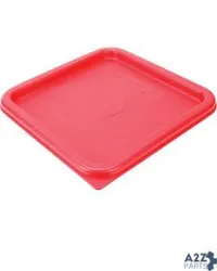 Lid (8-3/8"Sq, 6&8 Qt, Red) for Cambro