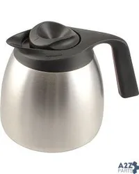 Carafe, Thermal (W/ Black Lid) for Bunn-O-Matic