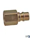 Connector, Male (Brass) for Pitco - Part # PTP6071123