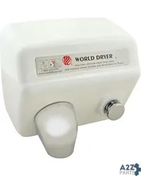World Dryer A5-974AU SRFC HND 30S 115V 20A WHITE UN