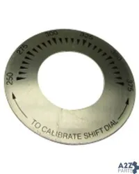 Dial Plate3 D, 250-375 for Keating - Part# 058037