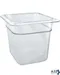 Pan, Food (Sixth, 6"D, Clear) for Cambro