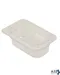Pan, Food (Clear, Ninth, 2") for Cambro
