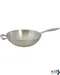 Wok Pan (5 Qt, 12"Od, S/S) for Browne Foodservice