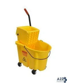 Bucket, Mop (W/ Wringer, Yellow) for Rubbermaid