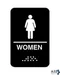 Sign,Woman'S, Braille, 6X9" for Traex - Part# 5634
