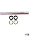 Tube, Glass - W/Redstripe And Washers for Cleveland - Part# 07302