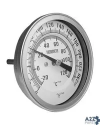 Thermometer 3, 0-250F, 1/2'' MPT for Champion - Part# 104682
