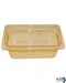 1/4 Size Food Pan -Amber High Heat for Cambro - Part# 44HP