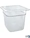 Pan Poly Sixth X 6 -135Clear Qd for Cambro - Part# 66CW-135