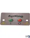 Sticker, Mylar Ctrl Brd for Ayrking - Part# B531